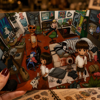 Supernatural Secret Room 3D Sticker