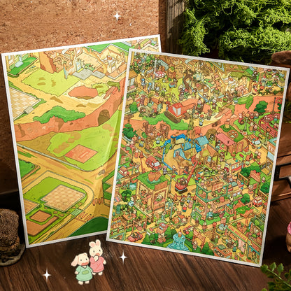 Mystery of the Burrow 3D Sticker
