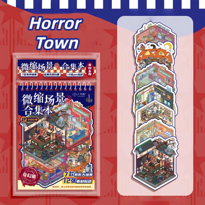 Fantasy Town 3D Sticker Book