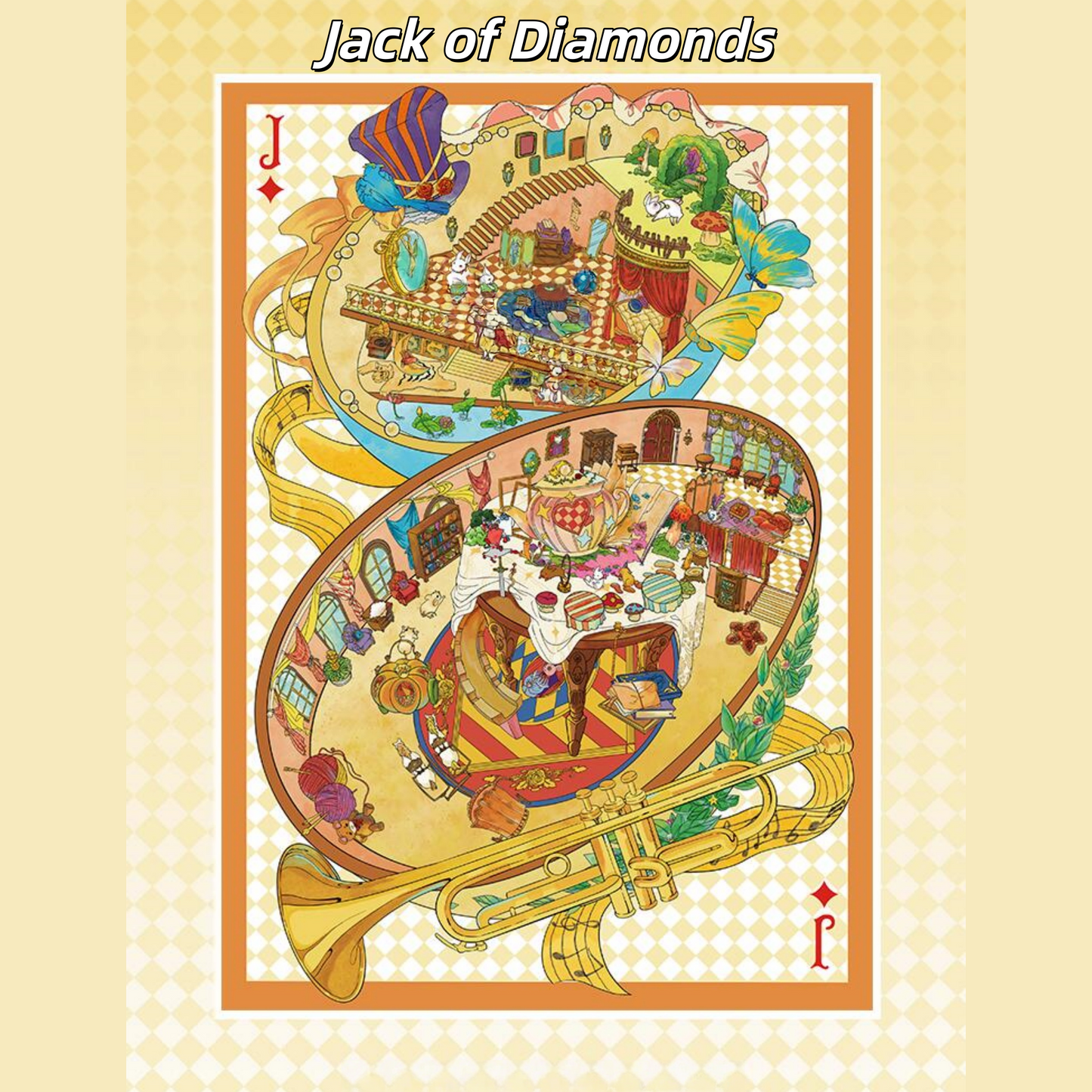 Ace Alice 3D Sticker | 4 Cute Miniature Scenes