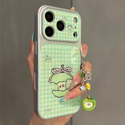Green Plaid Green Apple Acrylic Phone Case