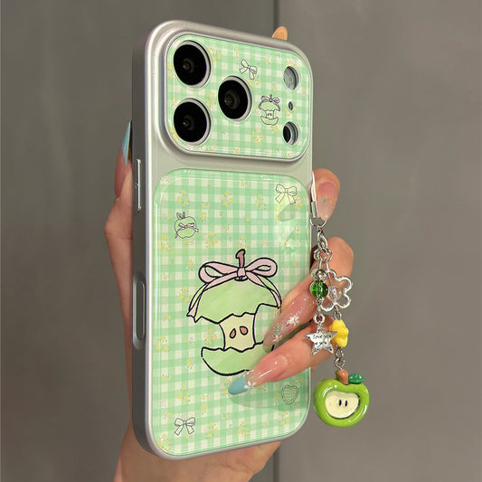 Green Plaid Green Apple Acrylic Phone Case