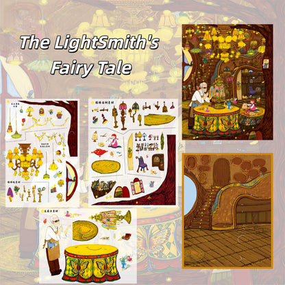 Stardust & Sunbeams 3D Sticker | 2 Cute Miniature Scenes