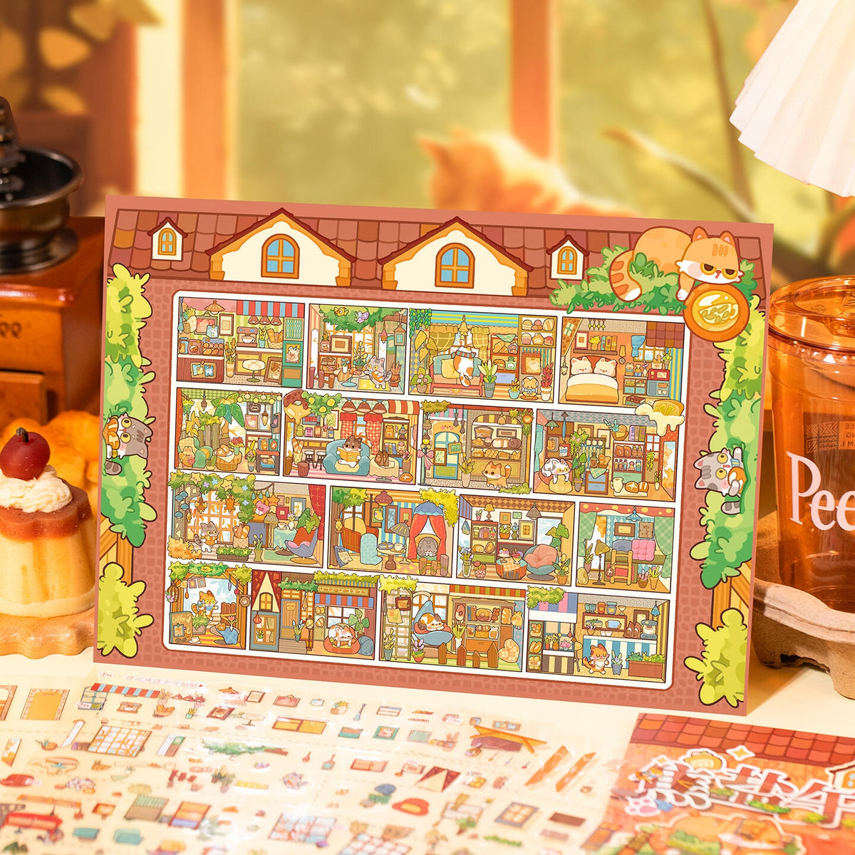 Salted Caramel Afternoon 3D Sticker