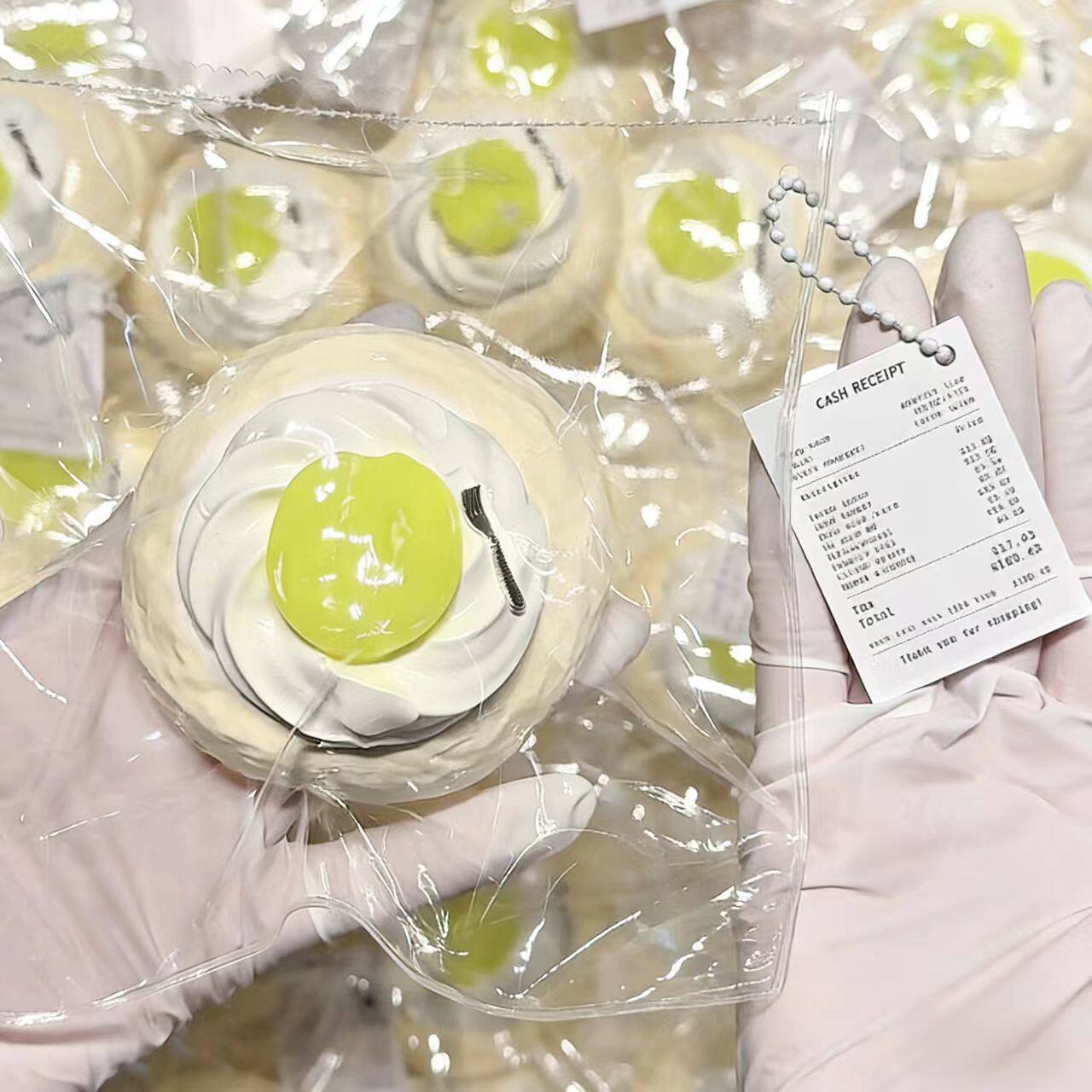 Green Grape Cream Bread Squishy