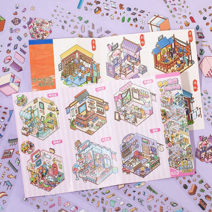 Simulation Management 3D Sticker Material Book