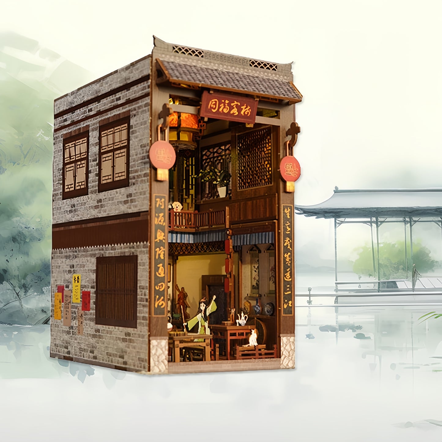 Tongfu Inn DIY Miniature House - English Instructions