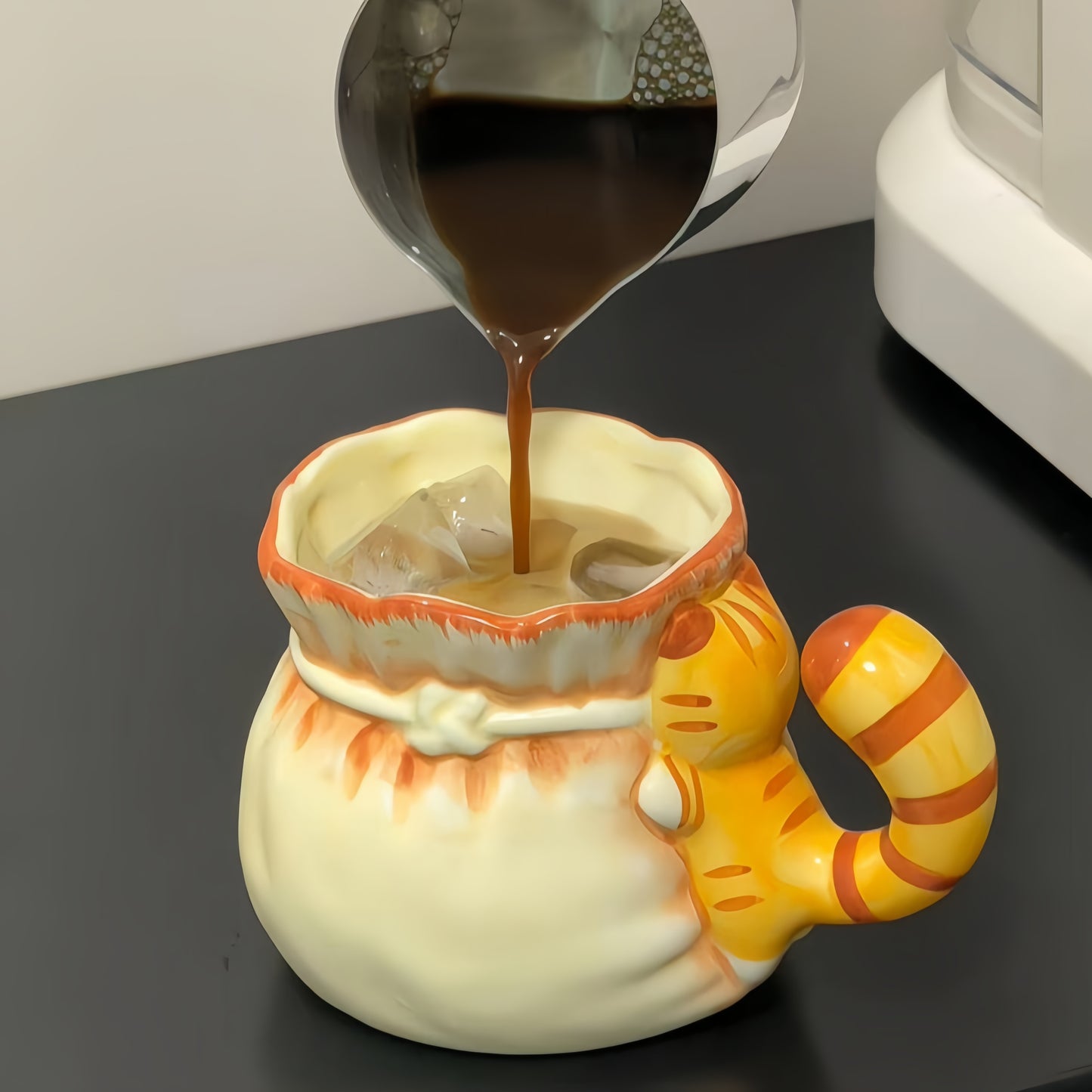 Lucky Bag Kitty Ceramic Mug