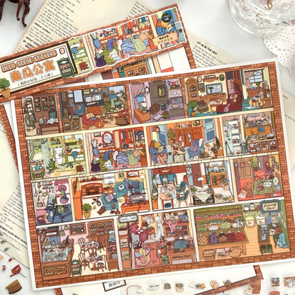 Pumpkin Apartment 3D Sticker
