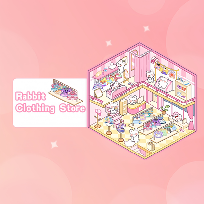 Tiny Animal Wonders 3D Sticker | 4 Cute Miniature Scenes