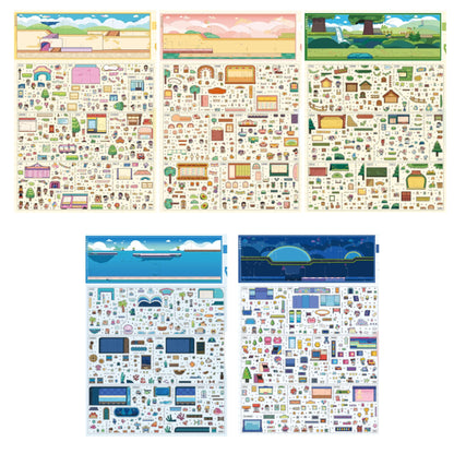 Little Pig Happy Street 3D Sticker Book
