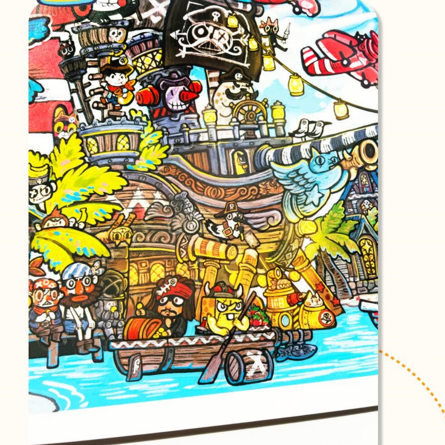 The Corner of the World 3D Sticker | 2 Cute Miniature Scenes
