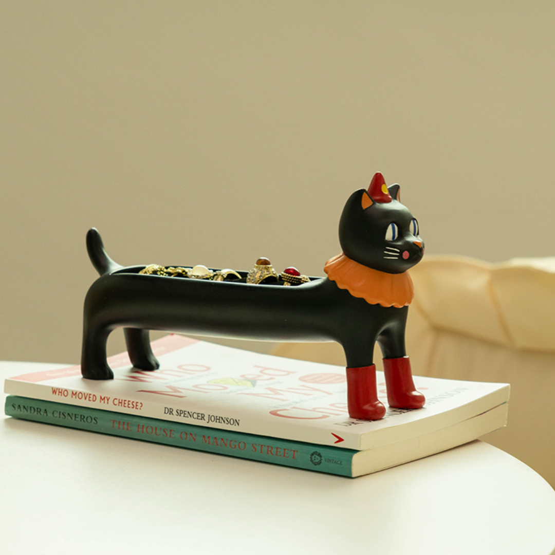 Circus Cat Ring Jewelry Box