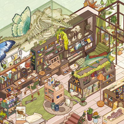 Specimen Quest Lab 3D Sticker