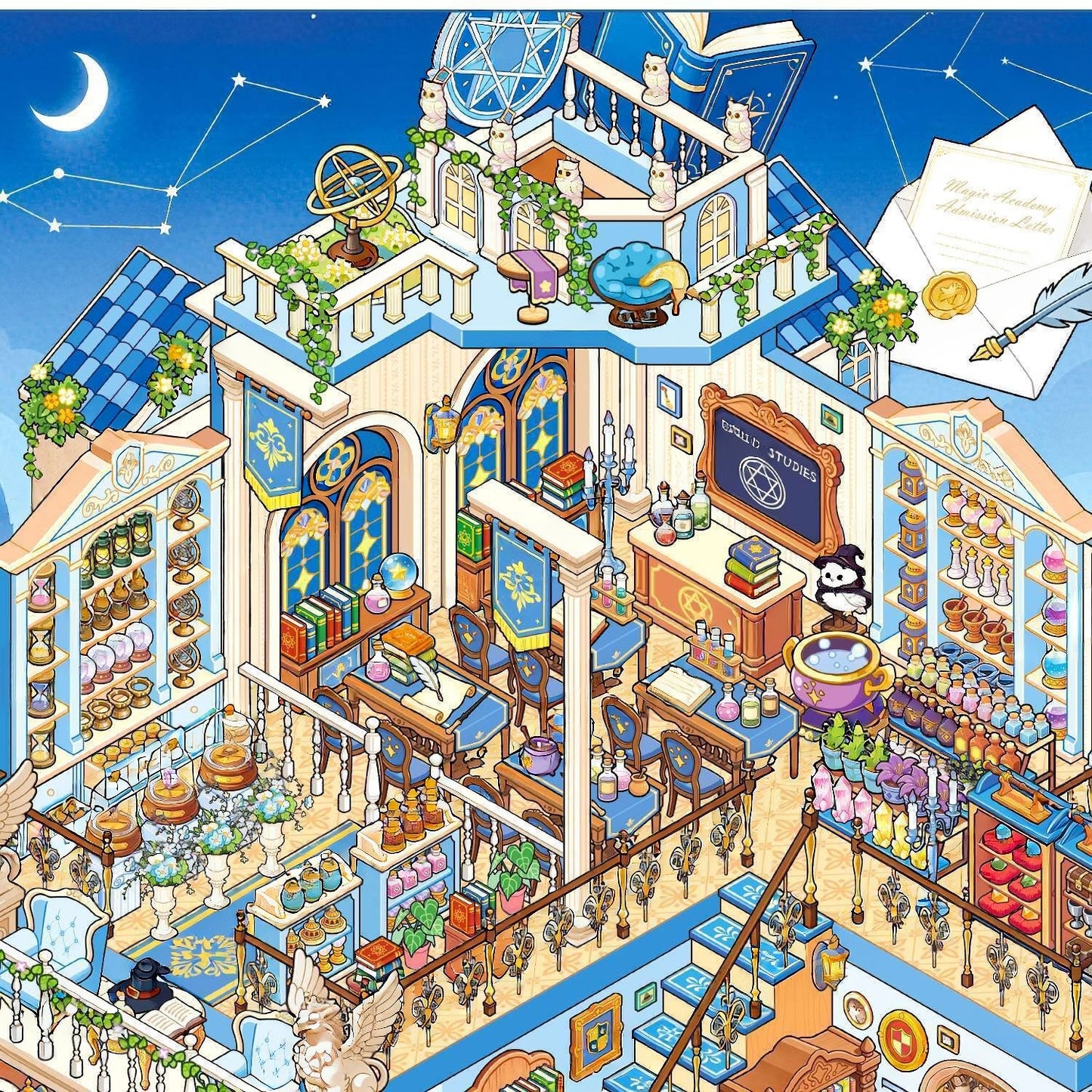 Magic Academy 3D Sticker