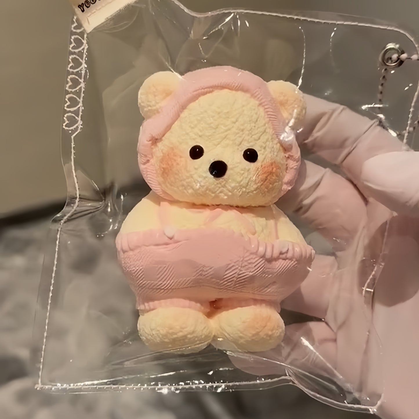 Hands-in-Pockets Bear Squishy