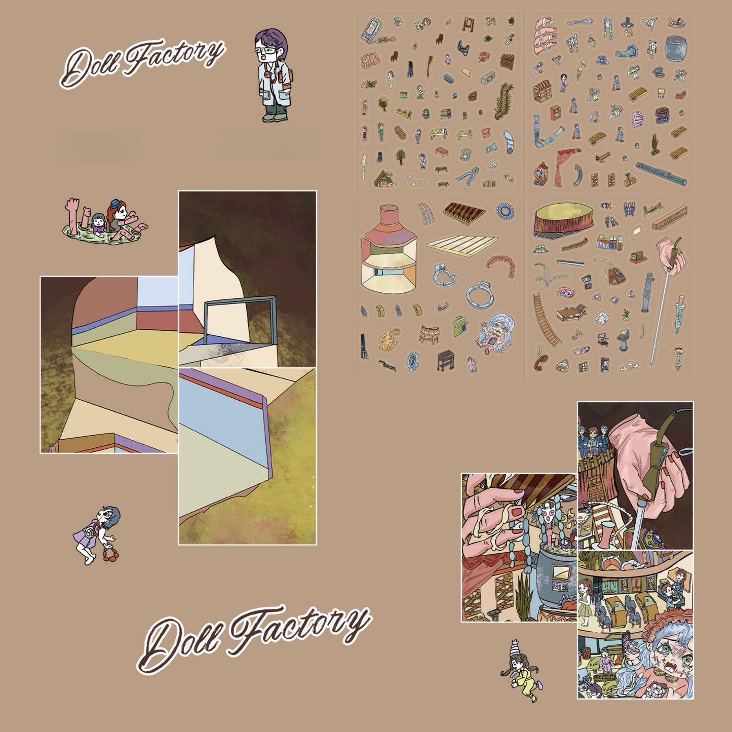 Doll Factory 3D Sticker