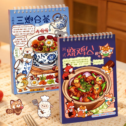Foodie Travel 3D Sticker Book