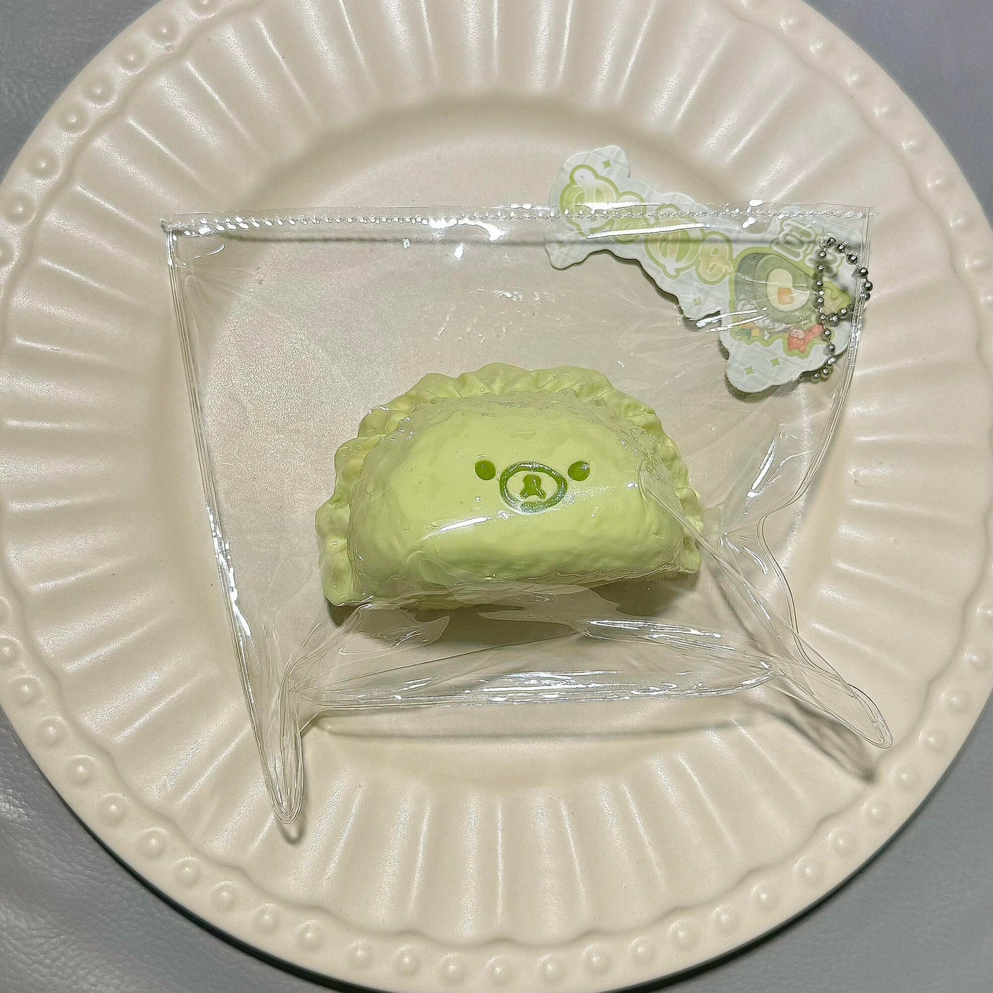 Vegetable Dumpling Bear Squishy