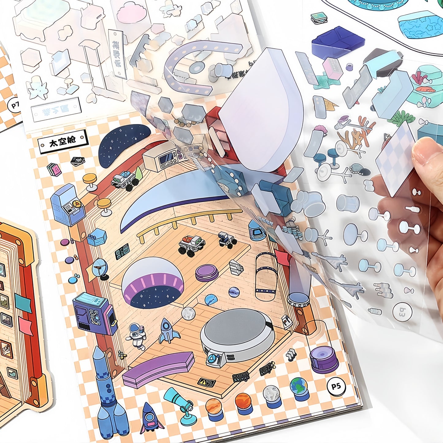 Little Corners 3D Sticker | 10 Cute Miniature Scenes