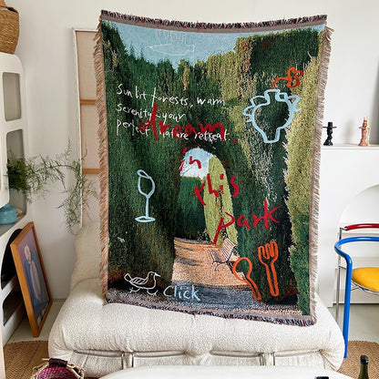 Boboli Garden Knitted Blanket