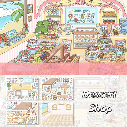 Sweet Days 3D Sticker | 2 Cute Miniature Scenes