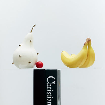 Pear Bookend Ornament Book Stand