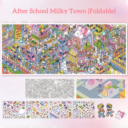 After School Milky Town 3D Sticker