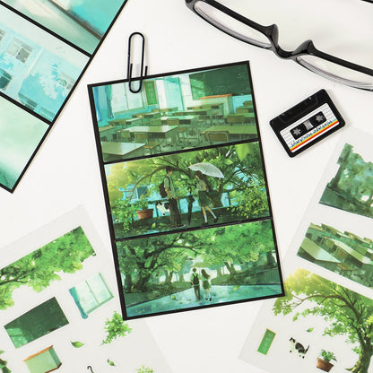 Youth Time 3D Sticker | 6 Cute Miniature Scenes