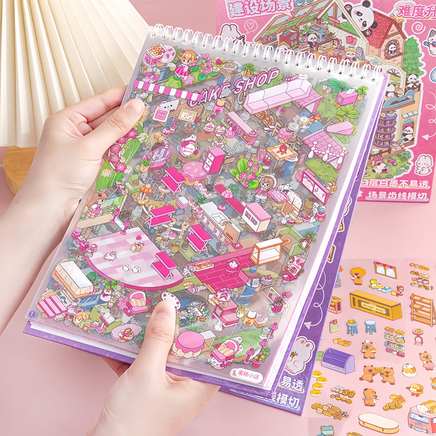Paws Town 3D Sticker Book