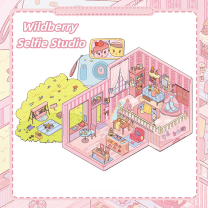 Retro Shop 3D Sticker | 3 Cute Miniature Scenes