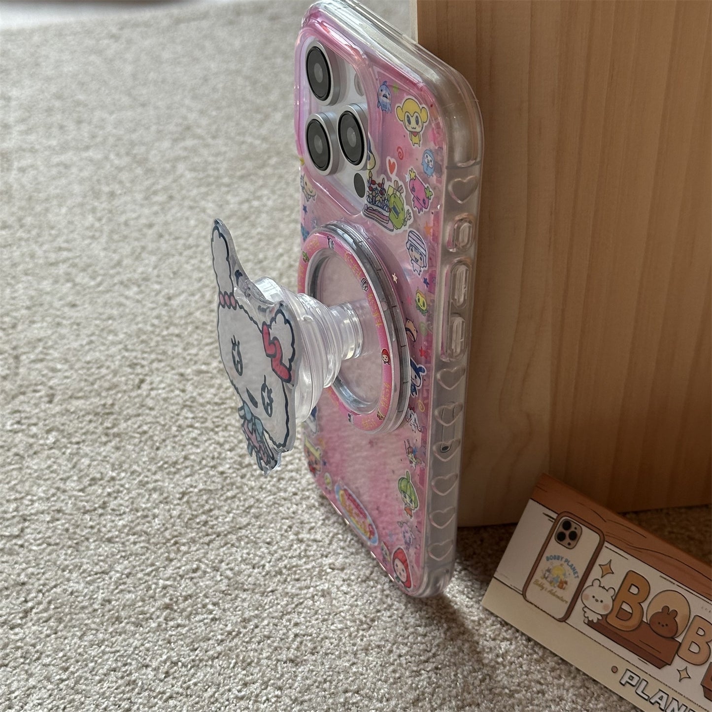 Tamagotchi Memetchi Magnetic Stand Acrylic Phone Case
