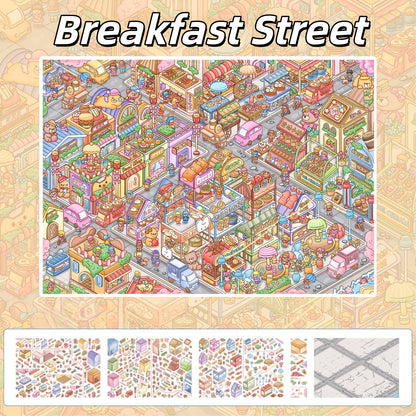 Everyday Corners 3D Sticker | 3 Cute Miniature Scenes