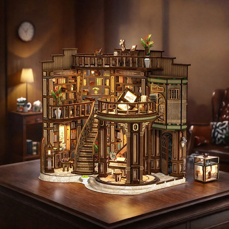 Dream Book Hall DIY Miniature House - English Instructions