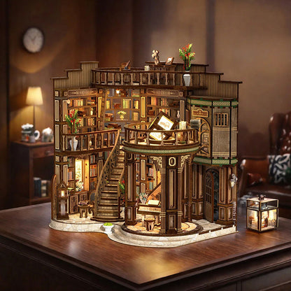 Dream Book Hall DIY Miniature House - English Instructions