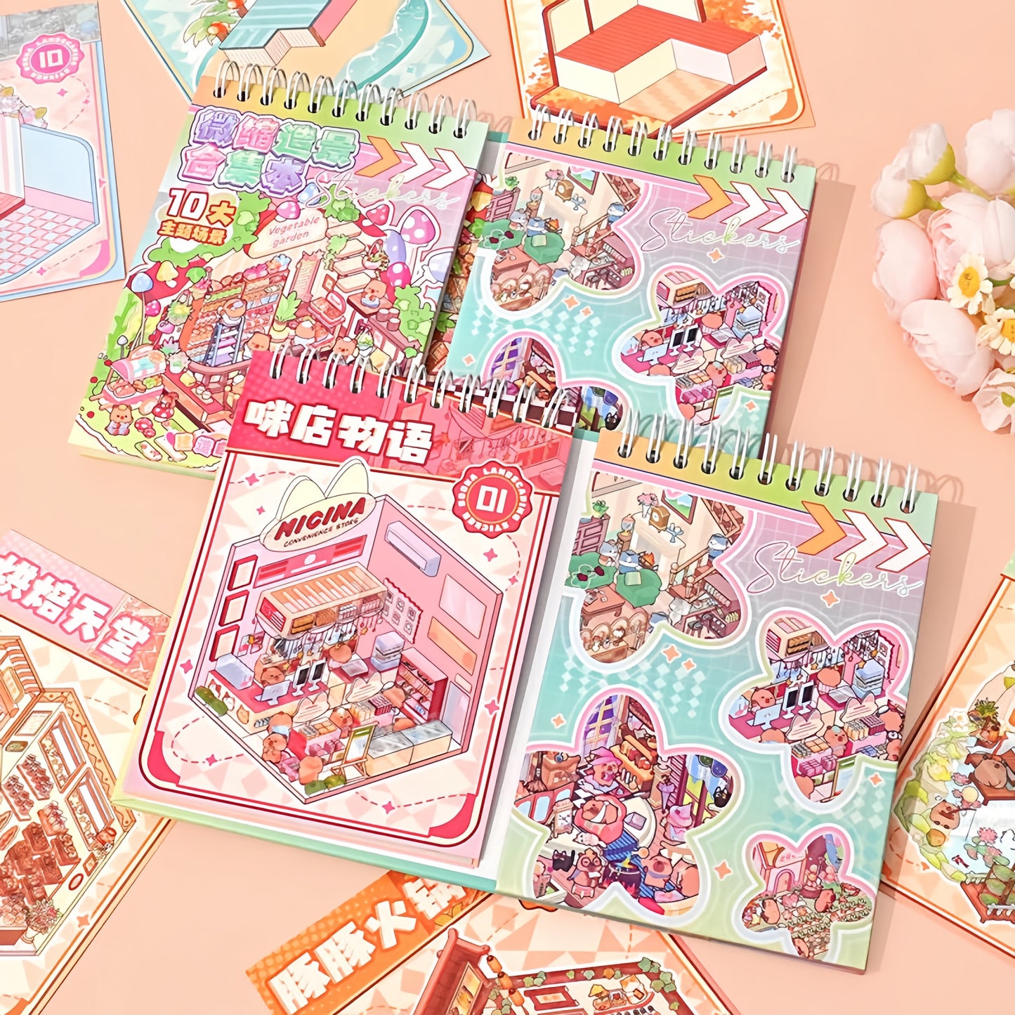 Paws Daily 3D Sticker Book