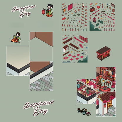Wedding Day 3D Sticker