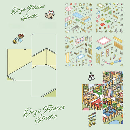 Daze Fitness Studio 3D Sticker