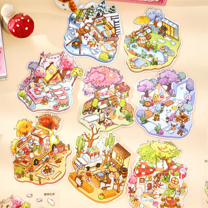 Camping Time 3D Sticker Book