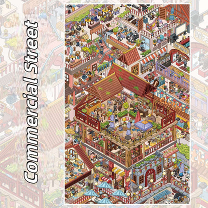 Frontier Finds 3D Sticker | 2 Cute Miniature Scenes
