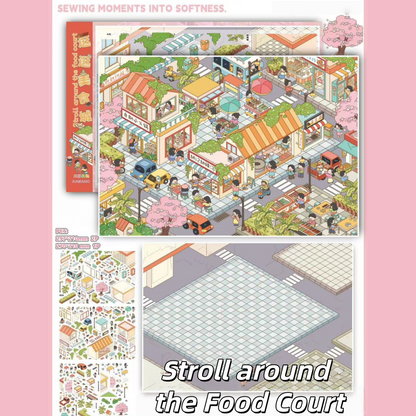 Soft Moments 3D Sticker | 3 Cute Miniature Scenes