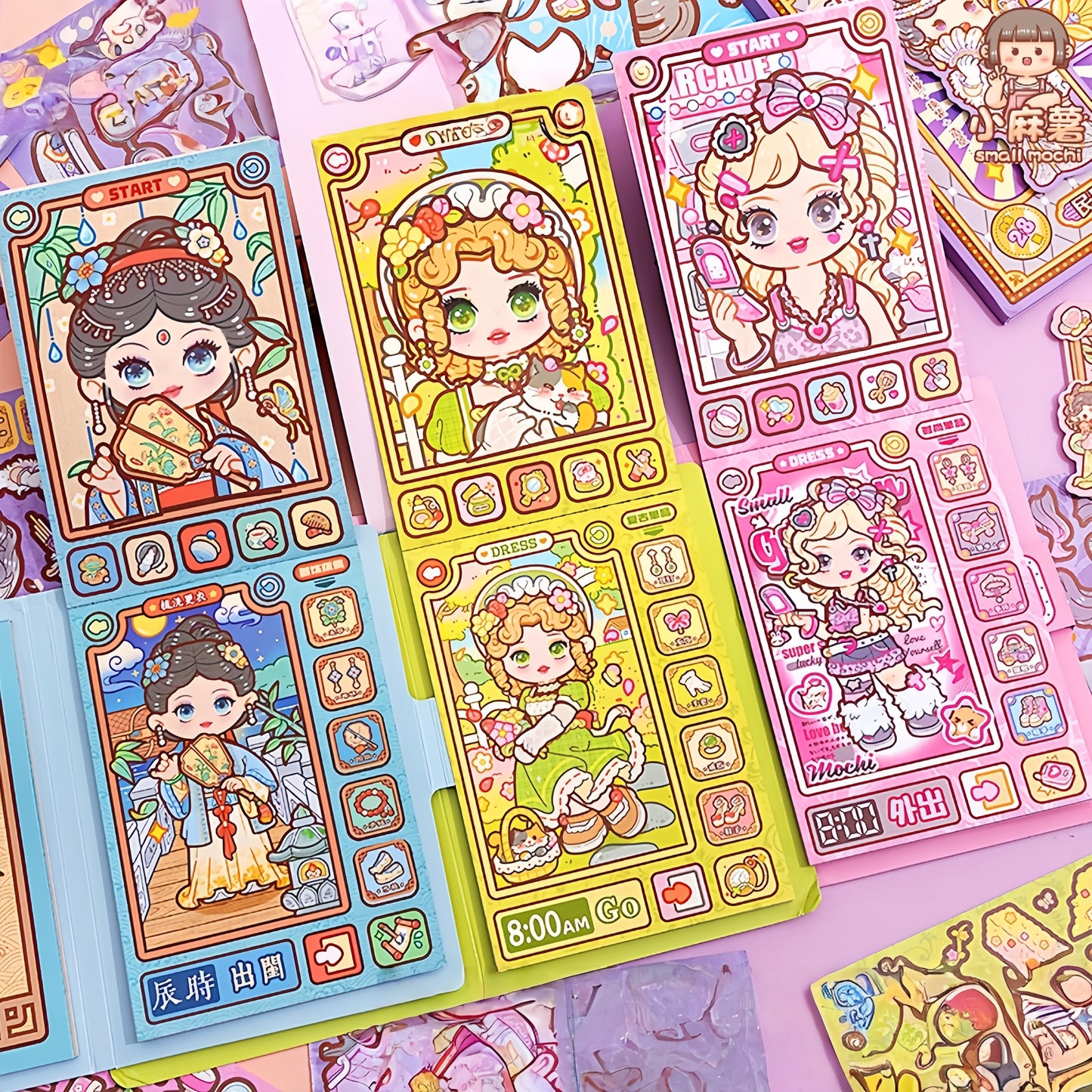 Dress Up 3D Sticker Book