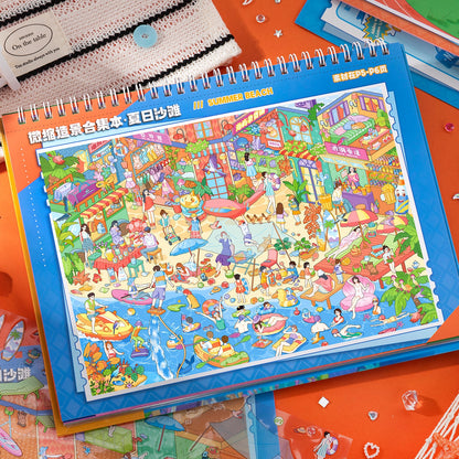 City Cubicle 3D Sticker Book