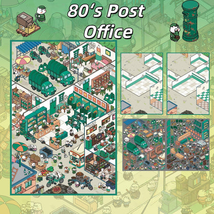 Century of Stories 3D Sticker | 5 Cute Miniature Scenes