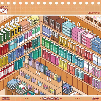 Shelf Display 3D Sticker Book