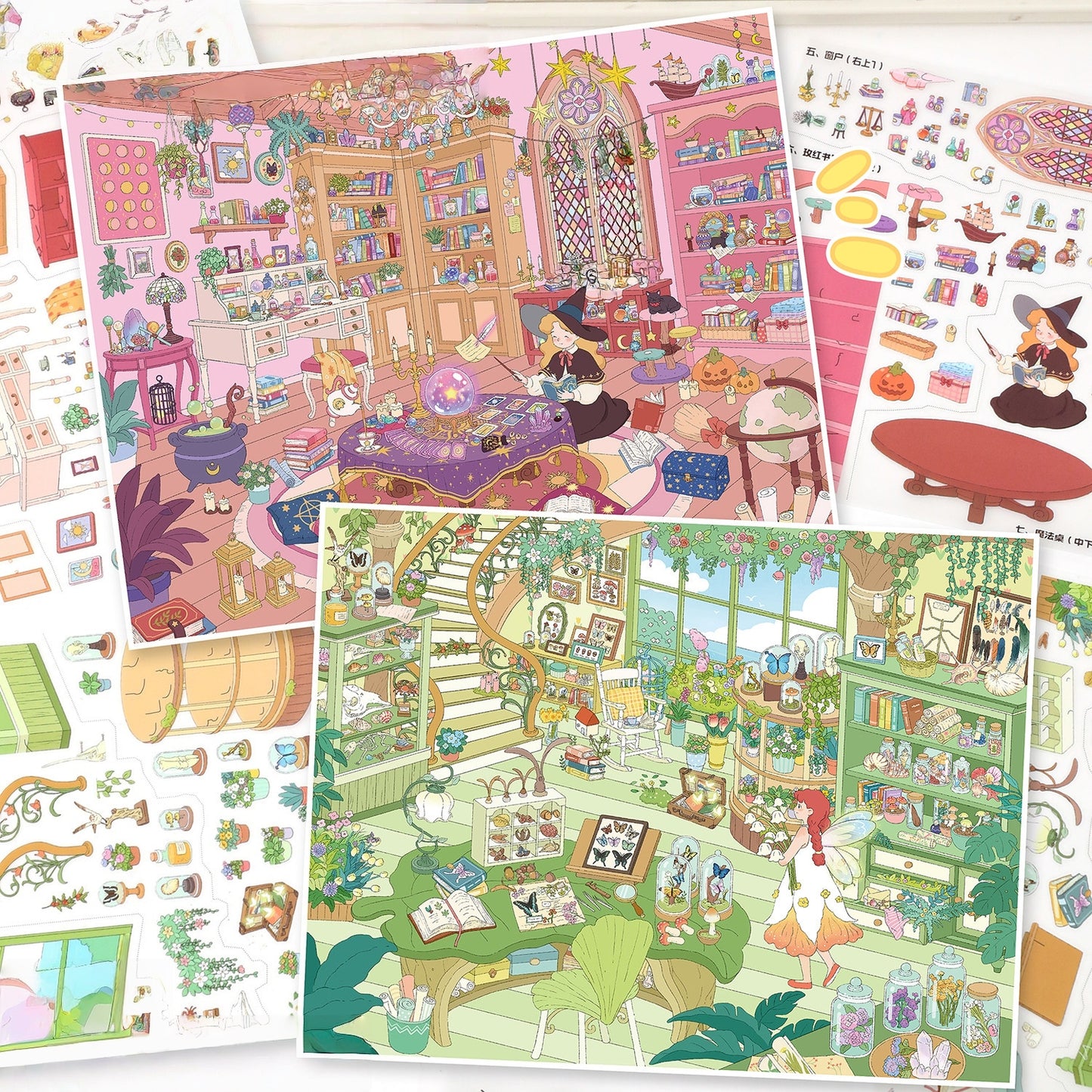 Little Mysteries 3D Sticker | 2 Cute Miniature Scenes