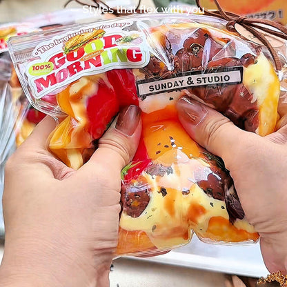 Spicy Tomato Beef Cheese Toast Squishy