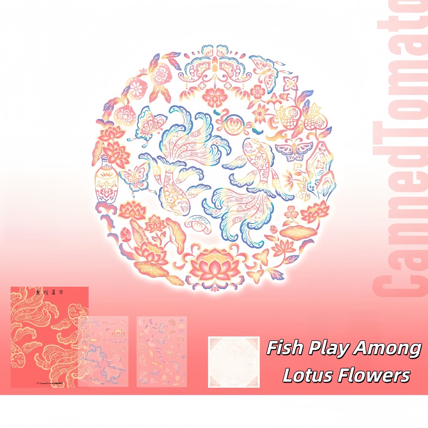 Year of Blessings 3D Sticker | 2 Cute Miniature Scenes