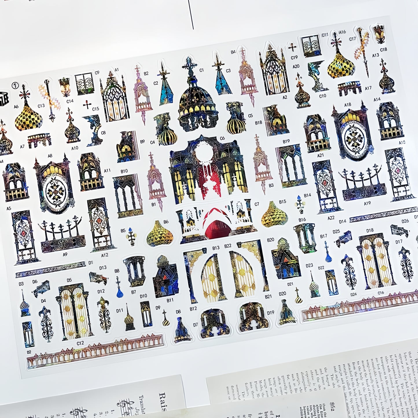 Empire of Steam 3D Sticker | 2 Cute Miniature Scenes