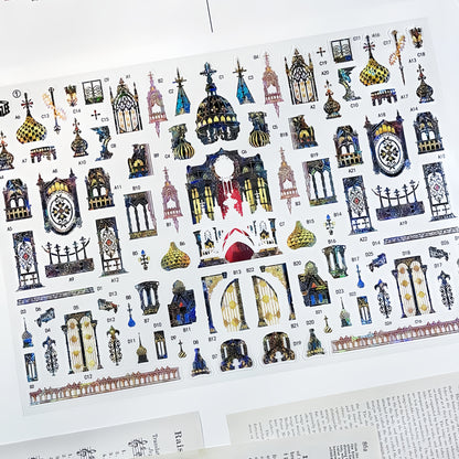 Empire of Steam 3D Sticker | 2 Cute Miniature Scenes